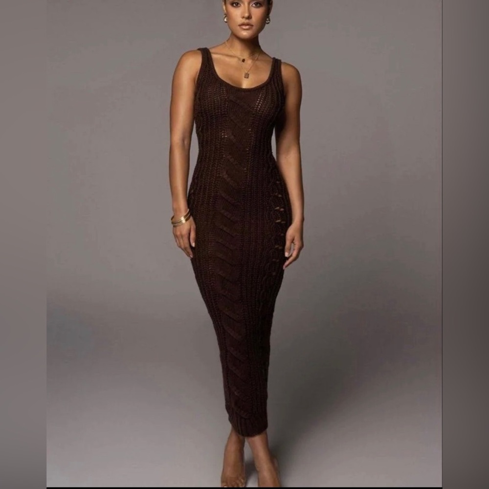 Jluxlabel cable knit maxi dress